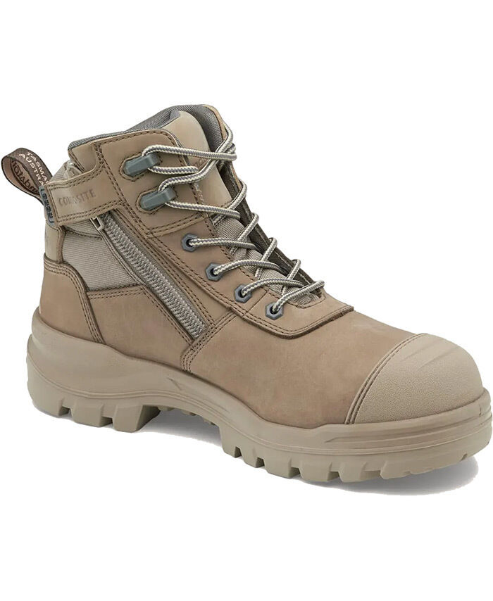 8553 - RotoFlex - Stone water-resistant nubuck 135mm safety boot ...