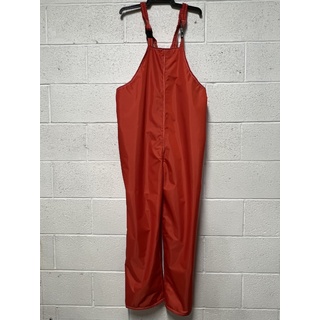 WORKWEAR, SAFETY & CORPORATE CLOTHING SPECIALISTS Fishermans Bib & Brace Double Front (All Red)