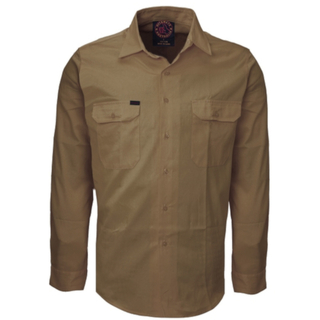 WORKWEAR, SAFETY & CORPORATE CLOTHING SPECIALISTS Open Front Vented Shirt - Long Sleeve