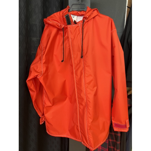 WORKWEAR, SAFETY & CORPORATE CLOTHING SPECIALISTS Fisherman's Jacket Double Front (All Red)