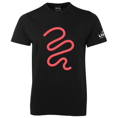 WORKWEAR, SAFETY & CORPORATE CLOTHING SPECIALISTS JB's V NECK TEE - Black