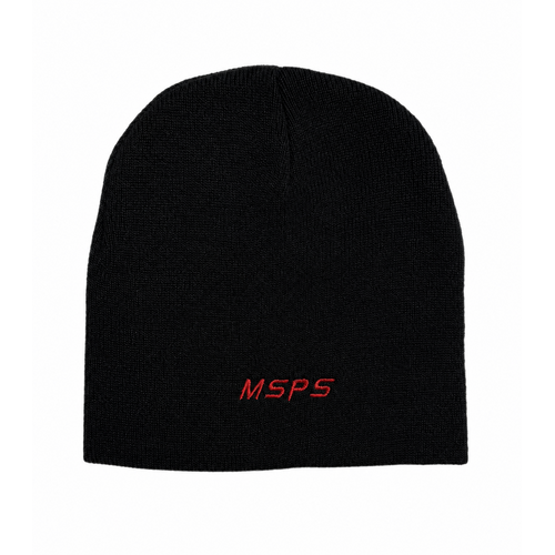 WORKWEAR, SAFETY & CORPORATE CLOTHING SPECIALISTS Mulga St Primary School - Beanie - Black with MSPS