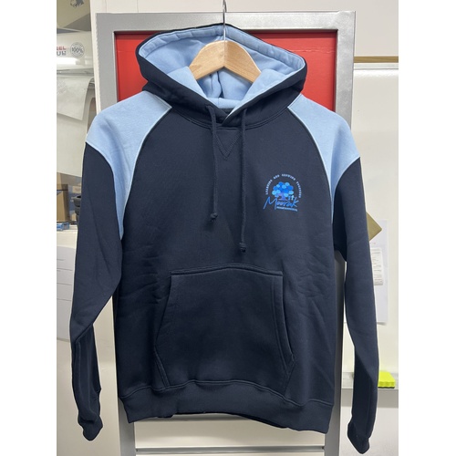 WORKWEAR, SAFETY & CORPORATE CLOTHING SPECIALISTS Kids Shoulders Contrast Panel Hoodies