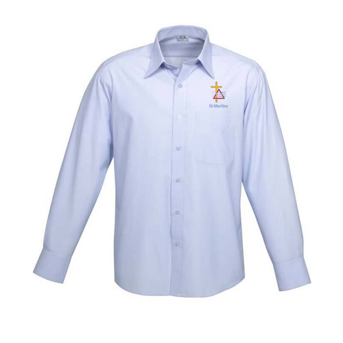 WORKWEAR, SAFETY & CORPORATE CLOTHING SPECIALISTS Mens L/S Ambassador Shirt (Inc Emb Logo)