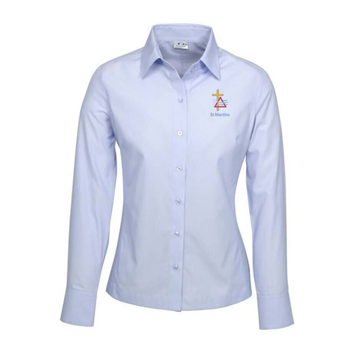 WORKWEAR, SAFETY & CORPORATE CLOTHING SPECIALISTS Ladies L/S Ambassador Shirt (Inc Emb Logo)