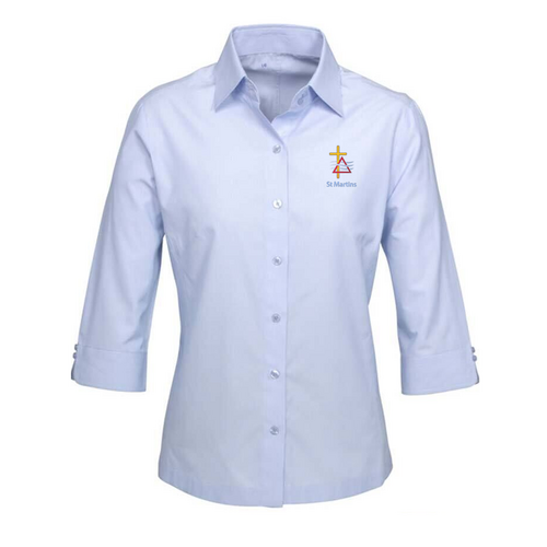 WORKWEAR, SAFETY & CORPORATE CLOTHING SPECIALISTS Ladies 3/4 Ambassador Shirt (Inc Emb Logo)
